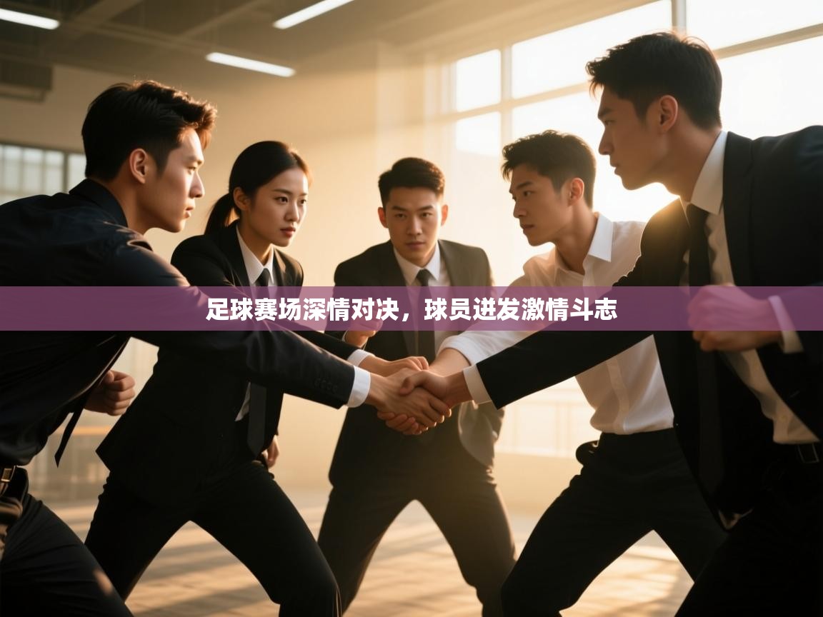 足球赛场深情对决，球员迸发激情斗志